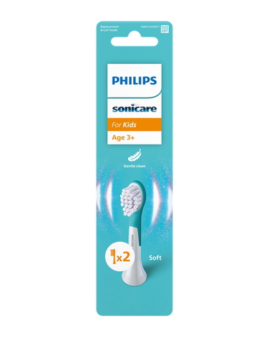 PHILIPS Sonicare KIDS HX6032/90 elektroniskās zobu birstes uzgaļi – 2 gab. (no 3g.)
