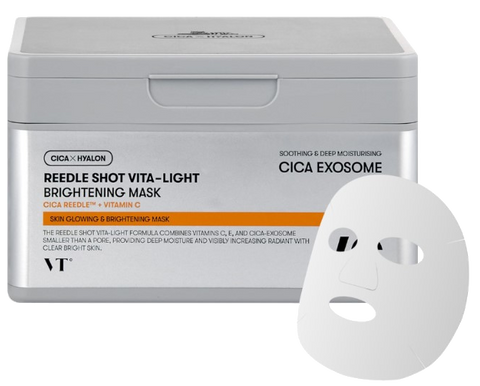 VT COSMETICS Reedle Shot Vita-Light sejas auduma maska 30 gab.