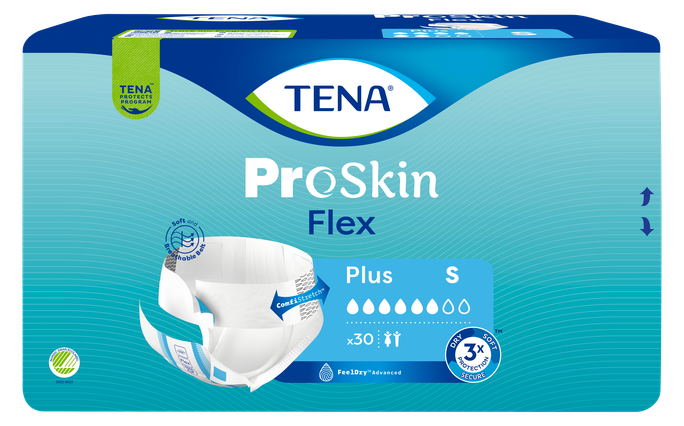 TENA Flex Plus S elastīgās autiņbiksītes, 30 vienības
