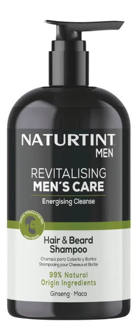 NATURTINT Vīriešu šampūns bārdai un matiem, 500 ml