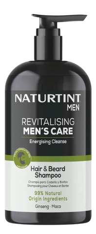 NATURTINT Vīriešu šampūns bārdai un matiem, 500 ml