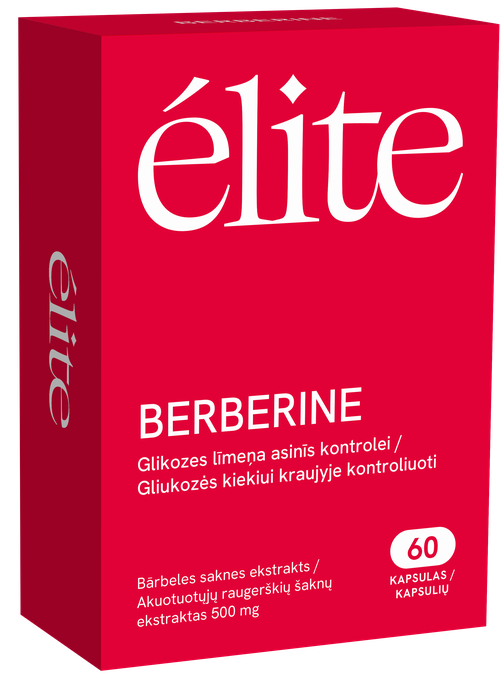 ELITE bārbeles berberīna kapsulas – 60 gab.