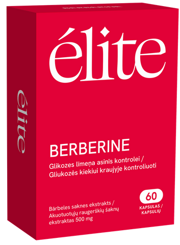 ELITE bārbeles berberīna kapsulas – 60 gab.