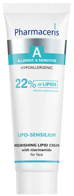 PHARMACERIS A Sensilium Niacinamīdu sejas krēms ar 22% lipīdiem, 50 ml