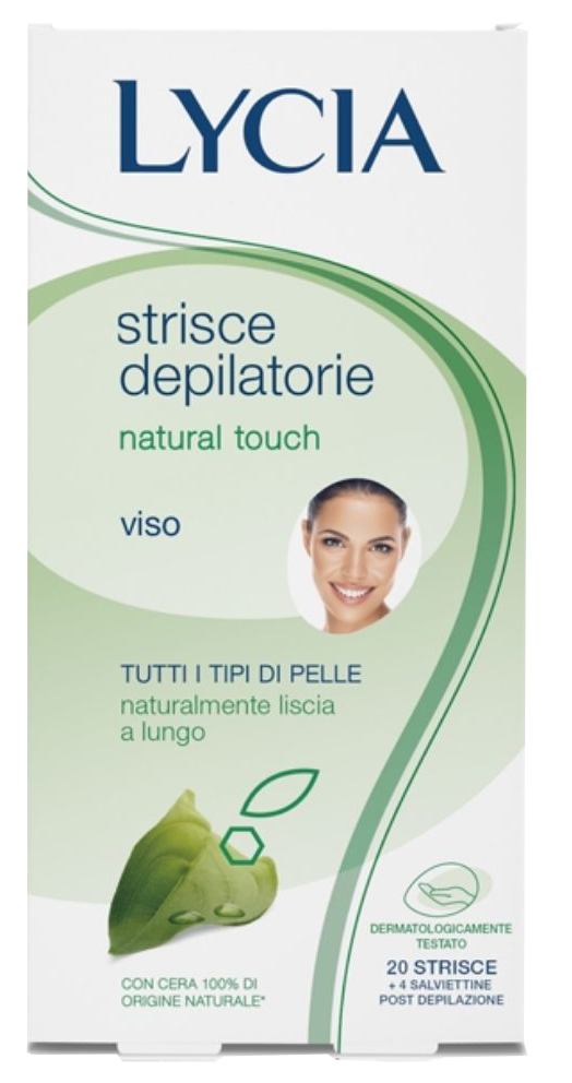 LYCIA Natural Touch sejas depilācijas vaska sloksnes 20 gab.