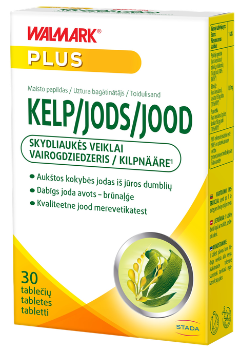 WALMARK Joda tabletes 150 mcg – 30 gab.