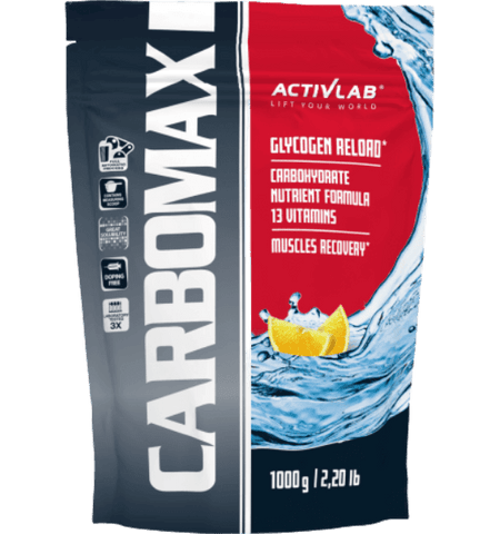Activlab CarboMax Dynamic pulveris ar citronu garšu, 1000 g