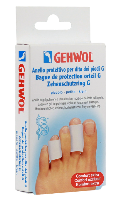 GEHWOL P-Gel aizsargpolsteris pirkstiem, 2 gab. - Zehenschutzring G