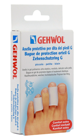 GEHWOL P-Gel aizsargpolsteris pirkstiem, 2 gab. - Zehenschutzring G