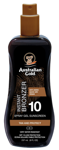 AUSTRALIAN GOLD SPF 10 Bronzējošs Gel-sprejs, 237 ml