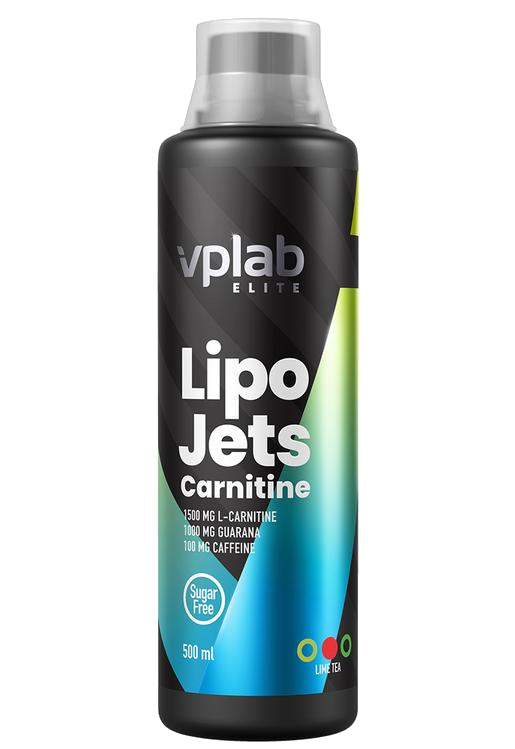 VPLAB Lipo Jets Lime Tea Carnitīna tauku dedzinātājs, 500 ml