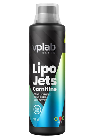 VPLAB Lipo Jets Lime Tea Carnitīna tauku dedzinātājs, 500 ml