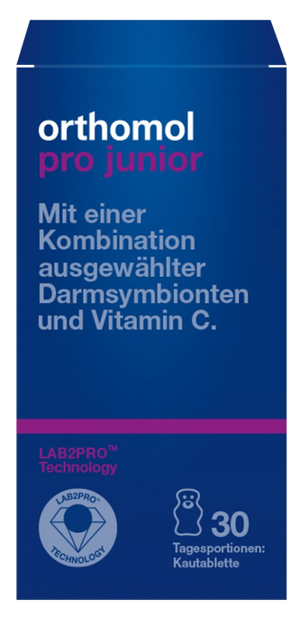 ORTHOMOL Pro Junior, 30 košļājamas tabletes lāča formā