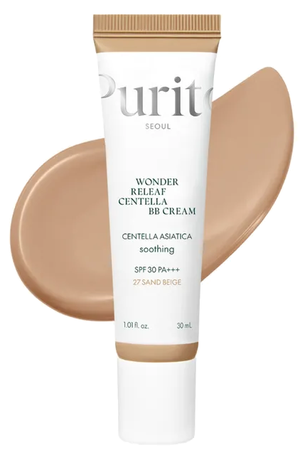 PURITO Wonder Releaf Centella BB Cream #27 Sand Beige – sejas krēms ar SPF30, 30 ml