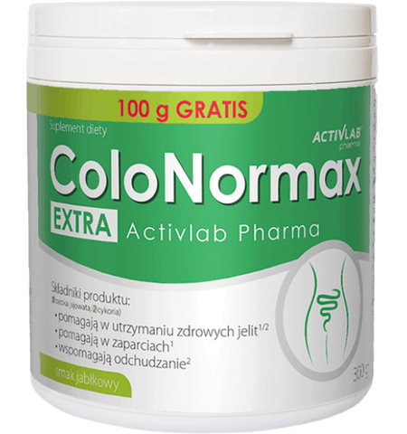 Pulveris zarnu veselībai ACTIVLAB ColoNormax Extra ar ābolmaņu garšu, 300 g