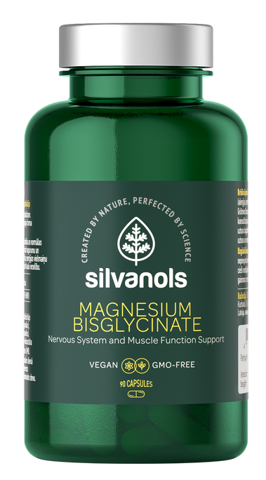 SILVANOLS Magnija bisglicināts, 90 kapsulas