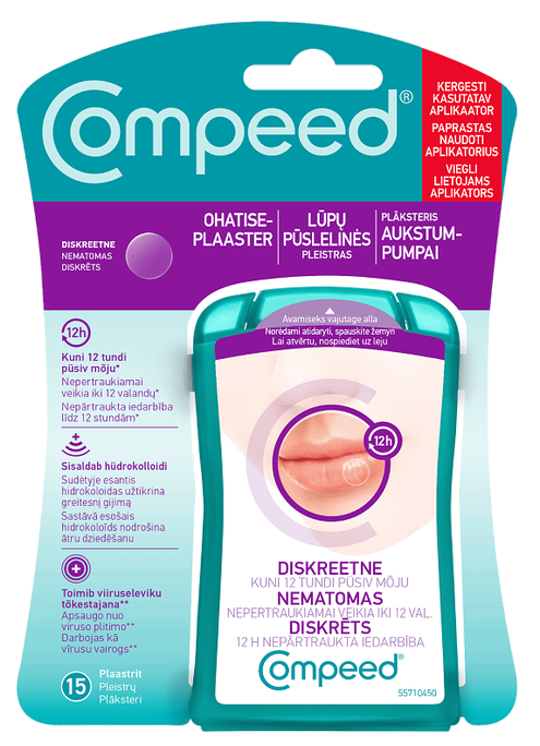 COMPEED hidrokoloīdu plāksteri aukstumpumpām – 15 gab.