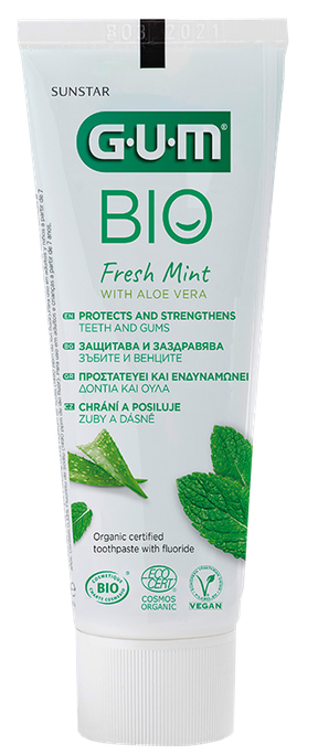 GUM BIO zobu pasta ar piparmētru, 75 ml