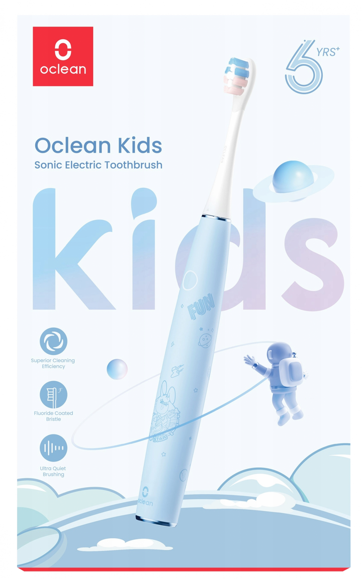 OCLEAN Electric Kids Blue soniskā bērnu zobu birste, 1 vienība