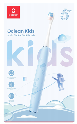 OCLEAN Electric Kids Blue soniskā bērnu zobu birste, 1 vienība