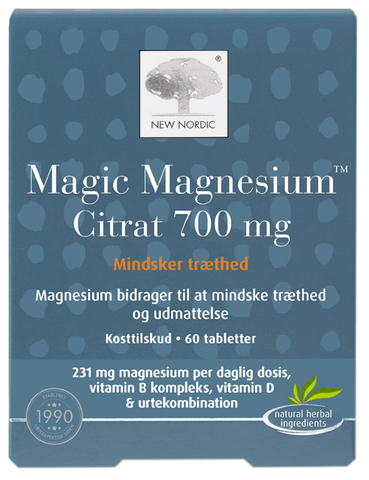 NEW NORDIC Magnija Citrāts Magic - 60 tabletes