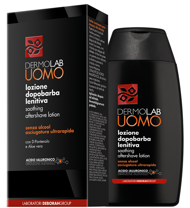 DERMOLAB Uomo Losjons pēc skūšanās sejai — mierinājoša formula, 120 ml