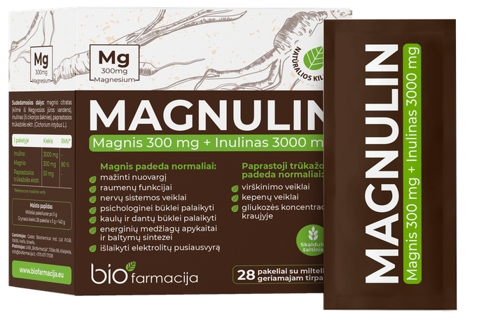 BIOFARMACIJA Magnulin — 28 paciņas
