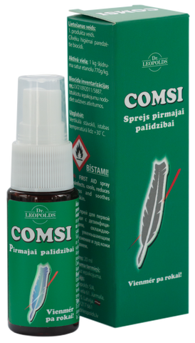 Aerosols COMSI 20 ml dažādu ievainojumu un ādas bojājumu aprūpei