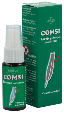 Aerosols COMSI 20 ml dažādu ievainojumu un ādas bojājumu aprūpei
