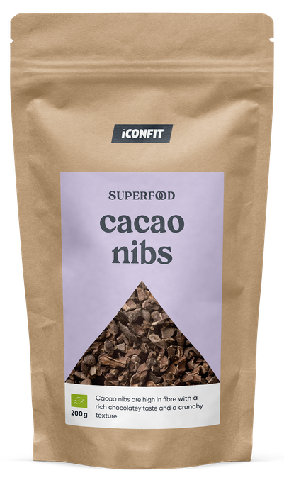 ICONFIT Bioloģiskas kakao skaidiņas, 200 g