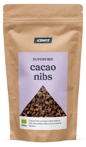 ICONFIT Bioloģiskas kakao skaidiņas, 200 g