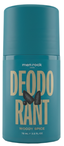 MEN ROCK Woody Spice — dezodorants rullītis 75 ml