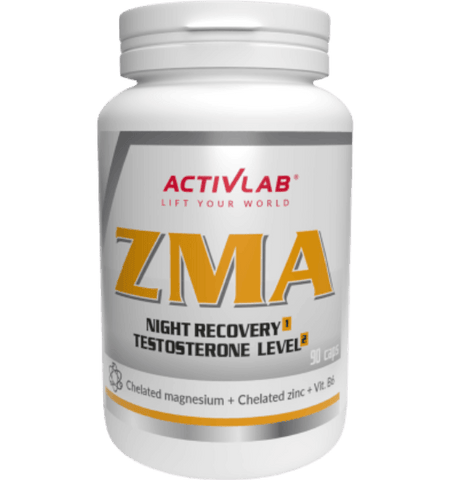 ACTIVLAB ZMA magnija, cinka un B6 vitamīna komplekss 90 kapsulas