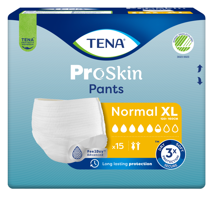 TENA Pants Normal XL biksītes, komplekts - 15 gab.