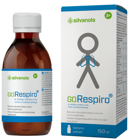 Dabīgā melleņu sulu balzams GORESPIRO, 150 ml