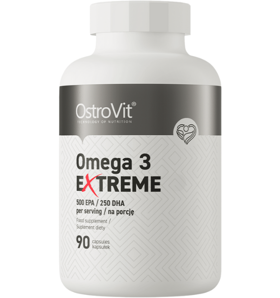 OSTROVIT Omega 3 Extreme kapsulas, 90 gab.