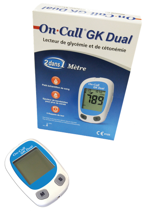 ON-CALL GK Dual glikometrs, 1 vienība