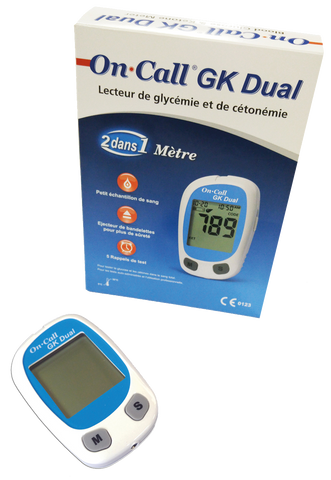 ON-CALL GK Dual glikometrs, 1 vienība