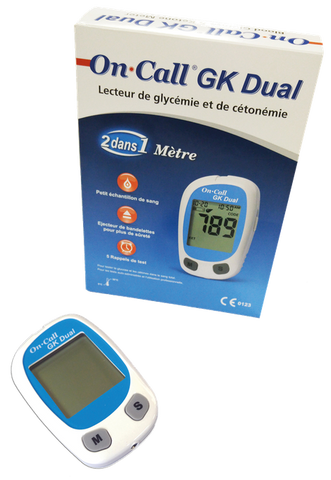 ON-CALL GK Dual glikometrs, 1 vienība