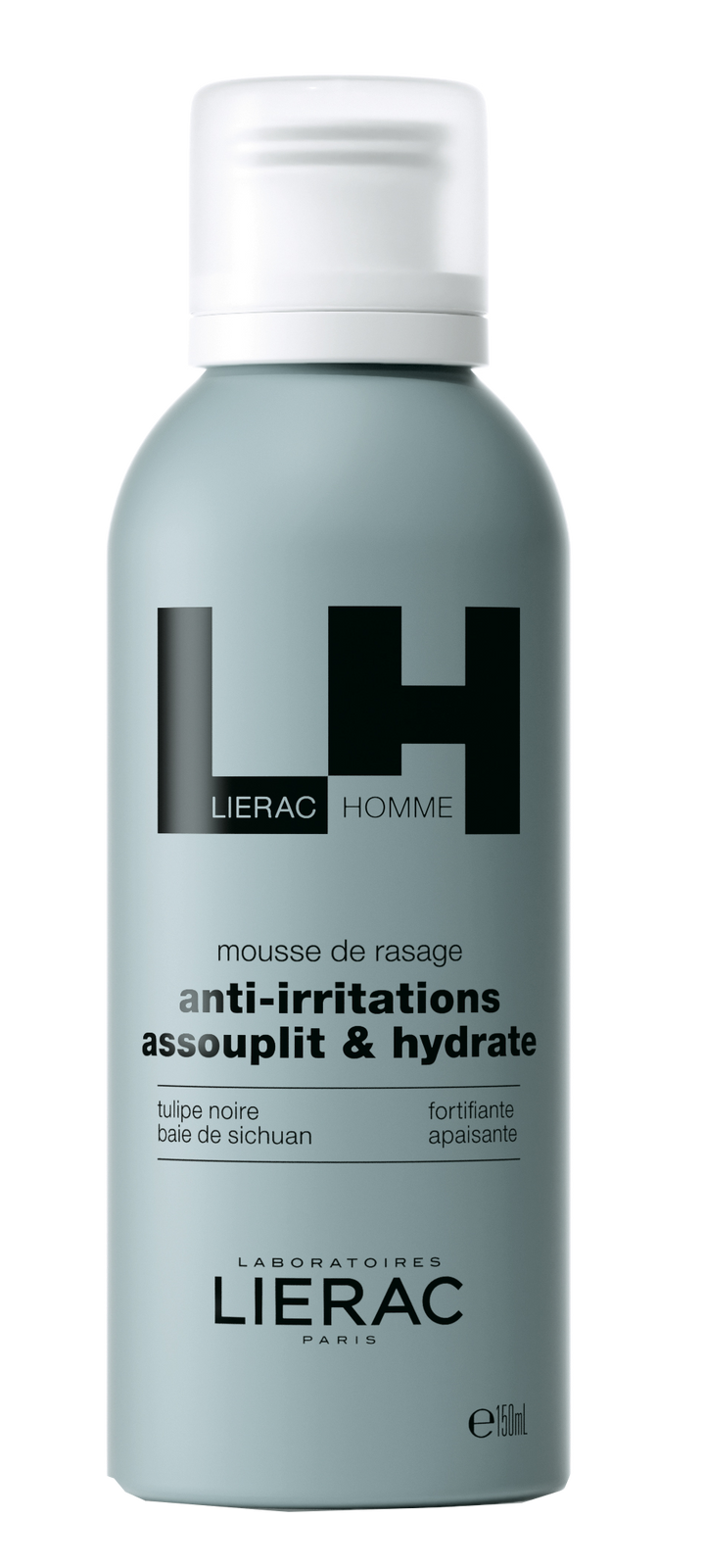 LIERAC Homme 150 ml skūšanās putas vīrieša ādai