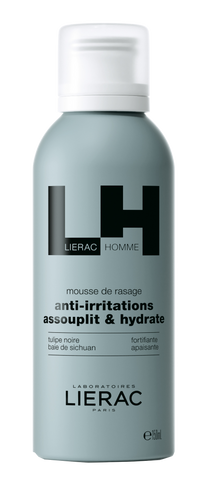 LIERAC Homme 150 ml skūšanās putas vīrieša ādai