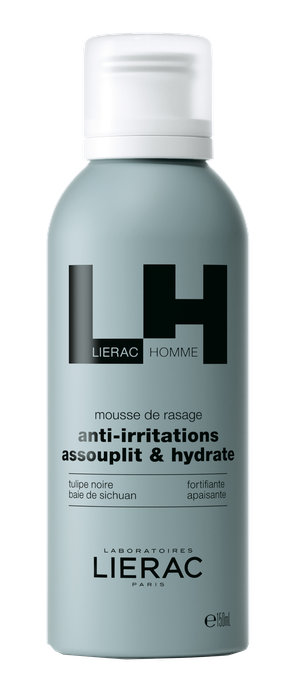LIERAC Homme 150 ml skūšanās putas vīrieša ādai