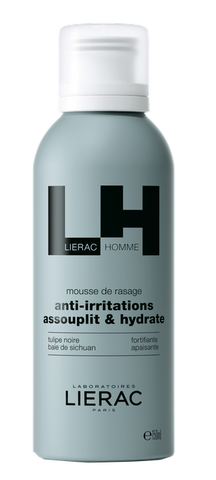 LIERAC Homme 150 ml skūšanās putas vīrieša ādai
