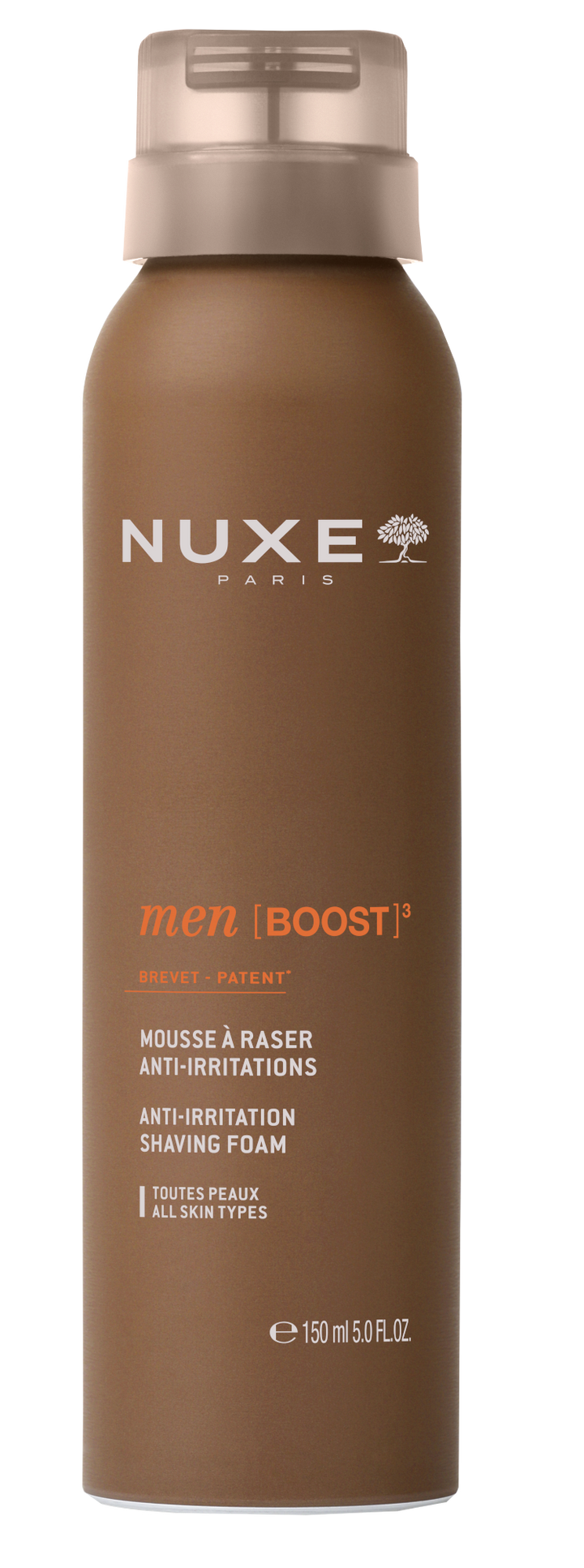 NUXE Men [BOOST]³ skūšanās pūtas – 150 ml