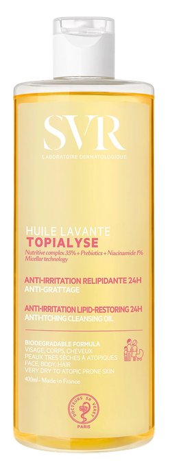 SVR Topialyse attīroša mazgāšanās eļļa 400 ml