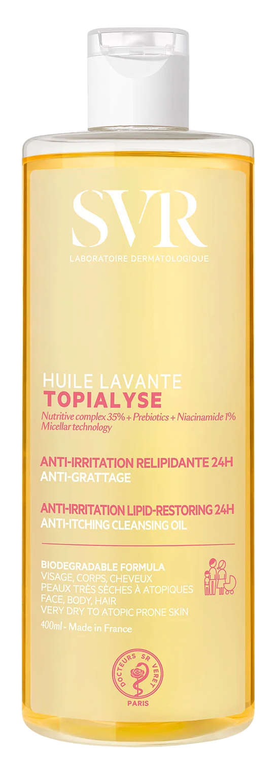 SVR Topialyse attīroša mazgāšanās eļļa 400 ml