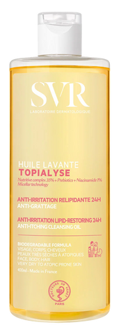 SVR Topialyse attīroša mazgāšanās eļļa 400 ml