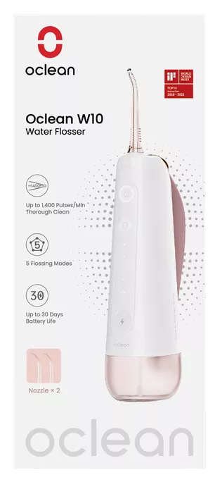 OCLEAN W10 Rozā starpzobu irrigators, 1 vienība