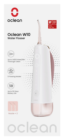 OCLEAN W10 Rozā starpzobu irrigators, 1 vienība