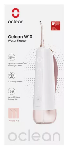 OCLEAN W10 Rozā starpzobu irrigators, 1 vienība